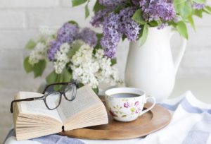 coffee and book